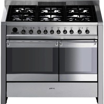 Smeg A2PY-8 100cm Dual Cavity Dual Fuel Pyrolytic Opera Range Cooker in St/Steel Smeg A2PY-8 100cm Dual Cavity Dual Fuel Pyrolytic Opera Range Cooker in St/Steel